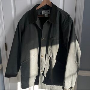 LL Bean Men's Original Field Coat with Wool/Nylon Liner -XL